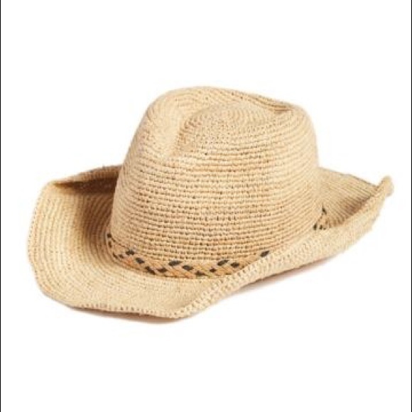 packable raffia hat